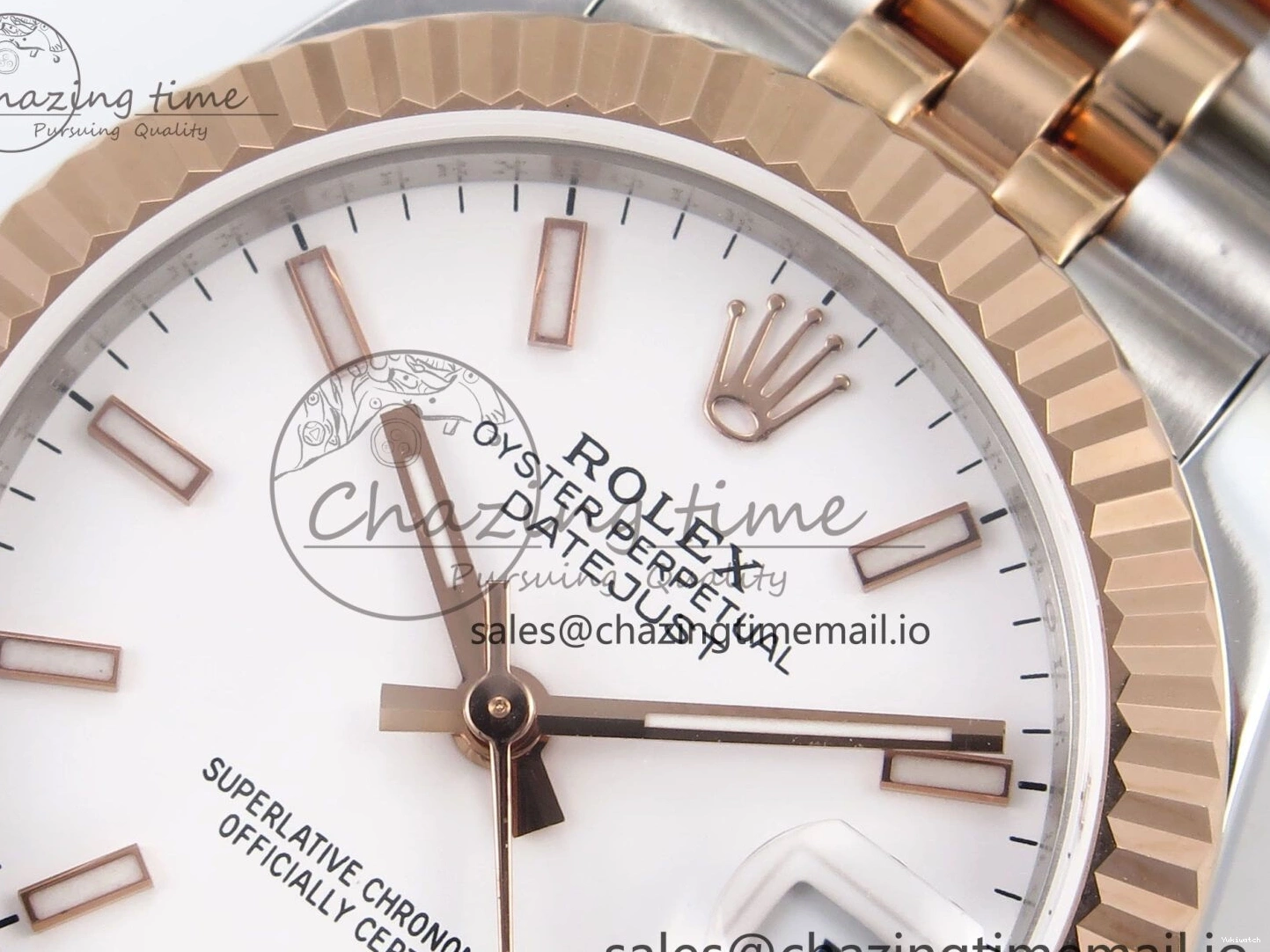 SS Bracelet Edition Dial White Best GMF 31 on RG 278271 DateJust Steel 1:1 A2824 Jubilee Stick 904L 1221